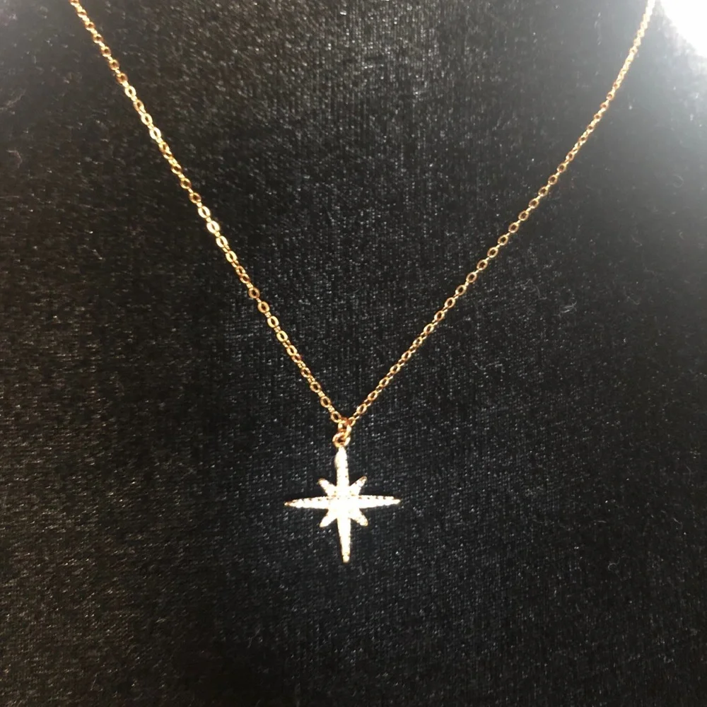 🎁 Sterling Forever gold over sterling Cz pendant